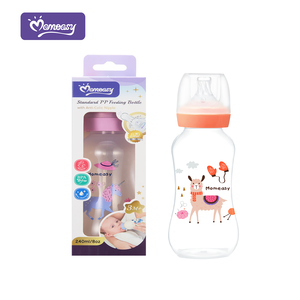 Usine Sans BPA PP Silicone Souple Nouveau-Né <span class=keywords><strong>Biberon</strong></span> Anti-Colique Bébé 240ml/8oz Standard PP <span class=keywords><strong>Biberon</strong></span> - Product Image 6