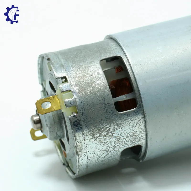 YIFENG 60mm spazzolato dc motor 12v 24v basso rpm coppia elevata 50kg 10nm 100kg 40 watt 35w 15 rpm velocità 775 dc motoriduttore