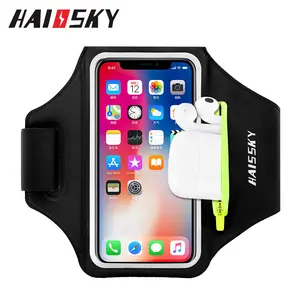 Running Armband with Airpods Bag Cell Phone Armband for iPhone 13 Water Resistant Sports Phone Holder Case