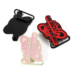 2024, venta al por mayor, hebilla de cinturón de Metal a la moda, hebillas de cinturón personalizadas de Metal de aleación de Zinc, hebillas de cinturón 3D de esmalte colorido para hombres y mujeres - Product Image 5