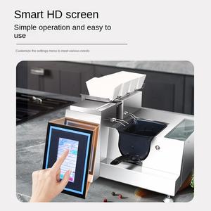 Machine de cuisson commerciale intelligente entièrement automatique SEMIKRON, robot de cuisine multifonctionnel IA, wok en forme de U - Product Image 3