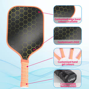 Tùy chỉnh Ergonomic tùy chỉnh pickleball Paddle Kit sợi thủy tinh sợi thủy tinh/<span class=keywords><strong>Graphite</strong></span> Racquet Set pickleball-mái chèo-Set - Product Image 2