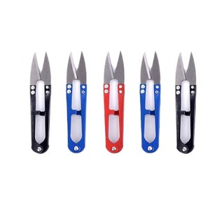 Coupe-fil coloré en acier inoxydable en forme de U, ciseaux durables pour broderie, point de croix, travaux d'aiguille, artisanat - Product Image 3