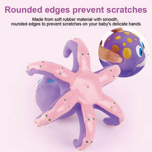 Jeu <span class=keywords><strong>interactif</strong></span> <span class=keywords><strong>de</strong></span> lancer Ya Xin, jouet sensoriel flottant, cadeau <span class=keywords><strong>de</strong></span> douche pour animaux, avec 5 anneaux, jouets <span class=keywords><strong>de</strong></span> <span class=keywords><strong>bain</strong></span> pieuvre pour enfants - Product Image 2