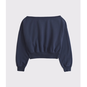 LEDUO สินค้ามาใหม่ เสื้อสเวตเชิ้ตผู้หญิง แขนยาว ผ้าฝ้าย 100% ทรงหลวม สไตล์ครอป - Product Image 1