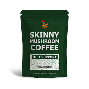 Private Label Natural Herbal Dietary <b>Supplements</b> with Protein Sodium Skinny Mushroom Coffee Powder Sharpen <b>Your</b> Focus Powder - Product Image 1