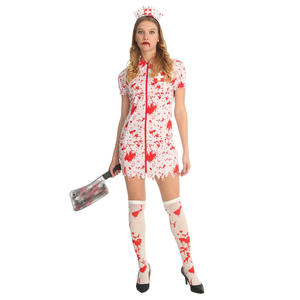 Costume d'infirmière <span class=keywords><strong>zombie</strong></span> sexy pour femmes adultes, Halloween, horreur, sanglant, infirmière <span class=keywords><strong>zombie</strong></span> - Product Image 3