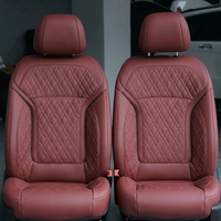 Housses de sièges de voiture sur mesure pour ensemble complet 5 places, cuir de qualité supérieure pour BMW Séries 7, 5, 3, 1, X5, X3, avant et arrière