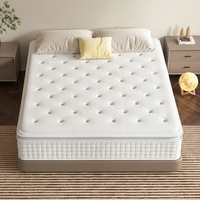 Matelas à ressorts ensachés compressé en rouleau, personnalisé pour la maison, la chambre et l'hôtel