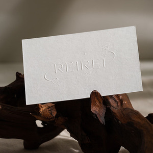 Biglietti <span class=keywords><strong>di</strong></span> ringraziamento <span class=keywords><strong>di</strong></span> alta qualità, personalizzati con carta testurizzata, goffrati, opachi, con logo aziendale - Product Image 1
