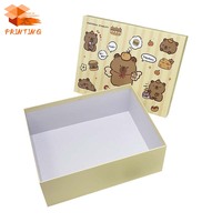Boîtes d'emballage en carton pour petits animaux de dessin animé en gros, avec logo personnalisé, cadeau pour la Journée des enfants, diverses options, livraison rapide