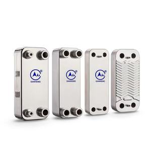 Fournisseur direct d'échangeurs de chaleur à plaques brasées en acier inoxydable avec pompe à tube moteur refroidisseur - pour application de refroidissement - Product Image 1