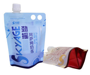 Doypack con impresión personalizada, bolsa con boquilla de pie para té/café, bebidas lechosas para compras, dulces, regalos, Impresión de embalaje - Product Image 2