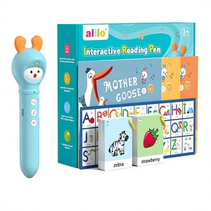 Ensemble de livres parlants Alilo pour les enfants de <span class=keywords><strong>3</strong></span> à 6 <span class=keywords><strong>ans</strong></span>, <span class=keywords><strong>3</strong></span> livres audio interactifs et 100 cartes flash, mémoire 16 Go, jouet éducatif unisexe - Product Image 1