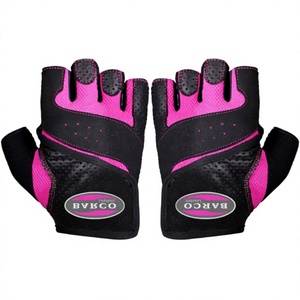 Guantes de Halterofilia para Mujer de Alta Calidad, Antideslizantes, Medios Dedos, Material PU, Peso Ligero 0.5kg, Cierre de Hebilla, Precio al por Mayor - Product Image 4