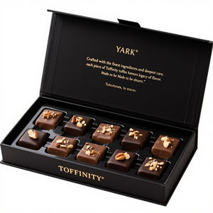 Caja de Regalo Magnética de Cartón Rígido con Logotipo Personalizado de Fábrica para Empaque de Trufas - Product Image 1