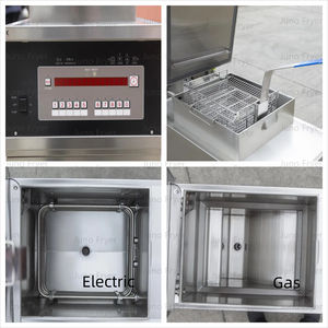 <span class=keywords><strong>Friteuse</strong></span> à pression à gaz/électrique de qualité commerciale en acier inoxydable 25L pour KFC Canard et poulet frit - Product Image 3