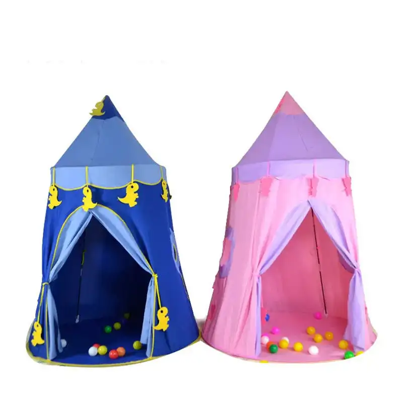 Seamind 소년 소녀 접이식 장난감 텐트 어린이 놀이방 성 실내 야외 어린이 놀이