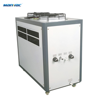 Refroidisseur d'eau industriel refroidi par air, ±1 ℃   Contrôle de précision pour les procédés CNC, de soudage et de refroidissement, portable et économe en énergie