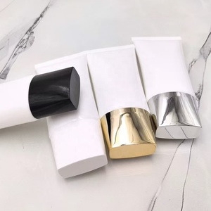 <span class=keywords><strong>Tubes</strong></span> souples pour nettoyant visage 50 ml, contenants blancs super plats, <span class=keywords><strong>tubes</strong></span> cosmétiques pour crème solaire, emballage cosmétique souple en plastique - Product Image 2