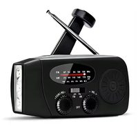 Lámpara de Lectura Solar con Manivela, Precio de Fábrica, Resistente al Agua IPX3, Radio de Supervivencia, Kit para Cortes de Energía
