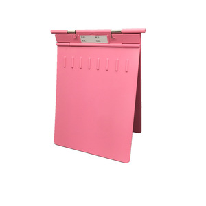 Jinbokang A4 Plastic Medical Clipboard With Label <b>Holder</b> For Hospital Patient <b>Records</b> And Nurse Files Light Blue Dark Blue Pink - Product Image 2
