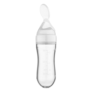 <span class=keywords><strong>Biberon</strong></span> en silicone de 90ml pour céréales pour bébés en gros avec cuillère - Product Image 4