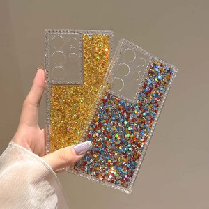 Étui de téléphone en résine diamantée <span class=keywords><strong>pour</strong></span> <span class=keywords><strong>Samsung</strong></span> <span class=keywords><strong>Galaxy</strong></span> S25 S26 S24 S23 S22 S21 Ultra S26 EDGE avec support de téléphone A56, <span class=keywords><strong>coque</strong></span> rigide antichoc - Product Image 6