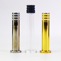 Seringue en verre borosilicaté Luer Lock de 1ml 3ml pré-remplie d'huile Luer Slip avec piston en plastique/métal de couleur personnalisée