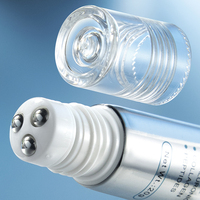 Tubo de Crema para Ojos Personalizado, Tubo Flexible con Rodillo de Acero y Tapa Transparente