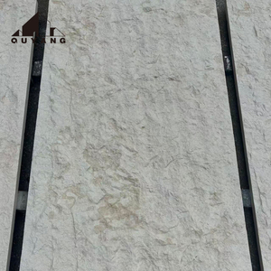 Dalles murales en pierre naturelle texturée pour murs de jardin et façades de villas – Dalles de pierre de culture en calcaire de qualité supérieure pour la décoration - Product Image 5