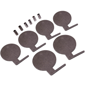 DB 6 uds AR500 placas de acero 6 \ "X 3/8 \" almohadillas de tiro de árbol doble objetivo de dualización - Product Image 1