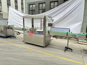 Nhà Máy Giá Syrup làm đầy và đóng nắp máy tự động 4 đầu bằng miệng máy làm đầy chất lỏng Máy ghi nhãn mác - Product Image 2