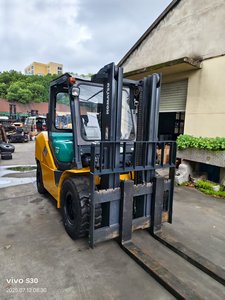 מלגזה דיזל משומשת קומטסו FD50, 3 טון, שנתונים 2018-2020, תורן דו-שלבי, מנוע ליבה, רכיבי PLC ותיבת הילוכים, יפן - Product Image 4