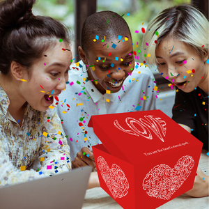 Tự làm bùng nổ <span class=keywords><strong>Confetti</strong></span> -up có thể tái chế giấy Hộp Quà Tặng dập nổi cho ngày kỷ niệm sinh nhật-Lễ hội bổ sung bất kỳ lễ kỷ niệm - Product Image 5