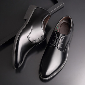 Zapatos de Vestir de Cuero Genuino Negro para <span class=keywords><strong>Hombre</strong></span>, Nueva Llegada 2022, Zapatos de Vestir con Suela de Goma y Zapatos Oxford de Cuero para <span class=keywords><strong>Hombre</strong></span> - Product Image 3