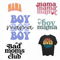 Film de transfert DTF 11 pouces « Meilleure Maman » pour la Fête des Mères, autocollant de transfert Plastisol, impressions DTF pour T-shirts à presser à chaud