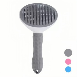 Pet Hair Removal Comb For Dog And Cat With Self <b>Cleaning</b> Function One Click Hair Removal Grooming <b>Tool</b> - Product Image 5
