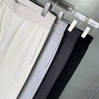 Pantalon de jogging décontracté pour homme, taille mi-haute, coupe droite, poids moyen, imperméable, style survêtement, grande taille, personnalisé par un designer