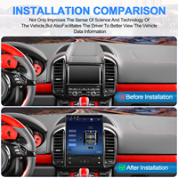 Radio multimedia para coche Navihua con nuevo diseño, pantalla de 12.1'', Android, Carplay, DSP, GPS y reproductor estéreo para Porsche Cayenne 2011-2017