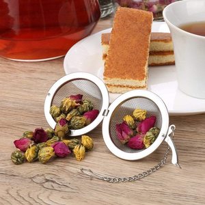음식 급료 메시 차 Infuser 스트레이너는 차 공 간격 유포자 스테인리스 차 스트레이너를 거릅니다 - Product Image 6