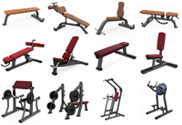 Equipo de Gimnasio Comercial de Alta Calidad con Asiento, Rack de Press de Hombros con Brazos para Ejercicios de Pecho y Espalda, Características de Seguridad para Gimnasios