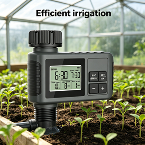 <span class=keywords><strong>Programmateur</strong></span> d'arrosage automatique, contrôleur d'arrosage pour <span class=keywords><strong>jardin</strong></span> extérieur, pelouse, système d'arrosage intelligent avec design étanche - Product Image 1