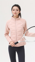 Veste matelassée en duvet pour femme, régulatrice de température, coupe ajustée 3D, isolation thermique, chaude pour l'extérieur, en plumes de canard