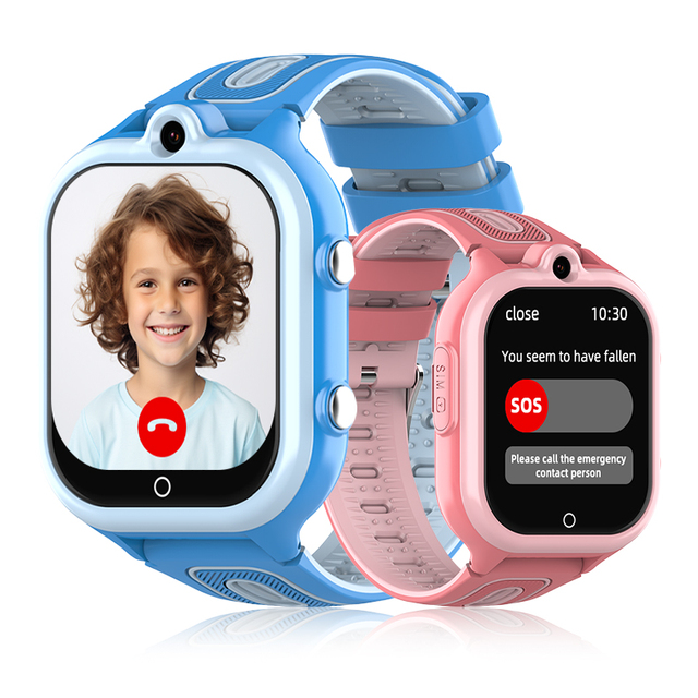 VDF91 4G Kids Smart Watch Video Call GPS LBS Tracker Camera Video Call Wifi SOS IP67 Waterproof Children Watch