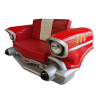 Canapé de salon en forme de voiture rétro classique pour la décoration industrielle de la maison, du restaurant, du bar, de l'hôtel, du restaurant, du stand de restauration