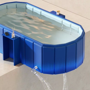 Vasca da Bagno Pieghevole in PVC per Adulti, Vendita Diretta dalla Fabbrica |   Vasca Pieghevole Portatile con Isolamento a 6 Strati, MOQ 1 Pezzo - Product Image 5