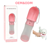 Bouteille d'eau portable pour animaux de compagnie, best-seller, 480 ml, gobelet à boire pour chien, gobelet de voyage pour animaux de compagnie pour les promenades en plein air