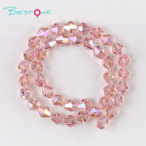 Bestone 도매 4mm 6mm 8mm 10mm AB 색상면 처리 된 유리 크리스탈 비즈 보석 만들기 - Product Image 3