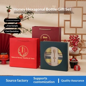 Caja de Regalo Premium para Miel 2025 con Asa, Empaque de Lujo para Obsequios Elegantes - Product Image 3